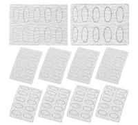 CTIRCHIU 10sheets Pedicure Sanding Discs Oval Nail File Replaceable Electric Foot File Polishing Pads Dead Skin Exfoliating Grinding Pads Manicure Accessories