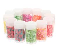CTIRCHIU 12 Boxes Polymer Clay Fruit Nail Art Slices DIY Materials Nail Decorations for Manicure and Craft Design Random Color Mix Set