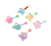 CTIRCHIU 12pcs Cute Hair Accessories, Plush Eyeball Hair Clips with Iron Clip, Comfortable Wear and Inspiring Imagination, for Occasions and Fun Active Play