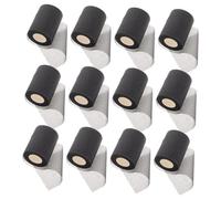 CTIRCHIU 12pcs Elastic Skin Film Sports Bandage Wrap Athletic Tape for Ankle Wrist Knee Elbow Protection Comfortable Soft for Daily Sports Use Black