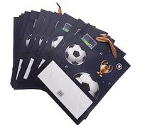 CTIRCHIU 12Pcs Football Treat Bags Football Themed Pouches for Birthday Parties for Candy Snacks and Sports Celebrations and Showers