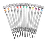 CTIRCHIU 13pcs Watch Repair Screwdriver Set with Precision Miniature Screwdrivers 0.6mm-2.0mm for Watch, Glasses, and Jewelry Maintenance Tools Kit