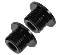 CTIRCHIU 1pair Aluminum Alloy Front Fork Nut Cap for Sur-ron X S Electric Dirt Bike Lightweight Axle Nut Bolt Cover with Anodized Wear-resistant Surface Suspension Hardware for Scooter Pit