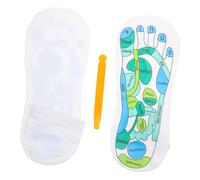 CTIRCHIU 1Pair Breathable Acupressure Massage Socks with Reflexology Charts Enhance Foot Health and Comfort for Women and Men