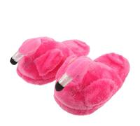 CTIRCHIU 1Pair Fluffy Flamingo Slippers for Women Cozy Indoor House Shoes with Non Slip Sole Stylish Memory Comfort for Lounging and Home Relaxation