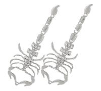 CTIRCHIU 1Pair Goth Scorpion Earrings for Women Rhinestone Dangle Costume Jewelry Unique Lightweight Design for Birthdays and Holidays