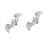 CTIRCHIU 1Pair Gothic Bat Earrings for Women Halloween Studs Lightweight and Durable Post Earrings for Teen and Halloween Celebrations Unique Aesthetic Jewelry