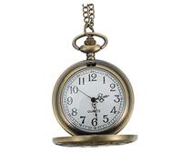 CTIRCHIU 1Pc Antique Vintage Pocket Watch with Roman Numerals Practical Hanging Waist Watch Stylish Steampunk Design for Timely Convenience and Decoration