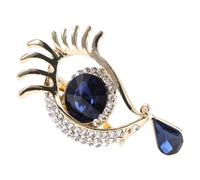 CTIRCHIU 1Pc Elegant Eye Modeling Rhinestone Brooch Fashion Clothes Decor Breastpin Durable Wear Resistant Accessory for Unique Style for Wardrobe Essentials