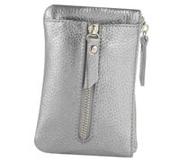 CTIRCHIU 1Pc Multifunctional Portable Zipper Key Wallet Compact Leather Change Purse for Keys and Coins for Travel and Daily Use Design