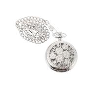 CTIRCHIU 1pc Pocket Watch Creative Embossed Flower Design Vintage Relief Style Hanging Watch for Family and Friends Stylish and