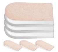 CTIRCHIU 2 Pairs Half Heel Lift Invisible Inner Raised Insole Shoe Insole with Gel Suede Fabric for Protecting Feet and Supporting Dancing Suitable for Standing and Running Men Women