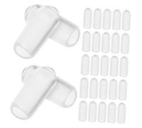 CTIRCHIU 200pcs Rubber End Caps for Headbands Diy Accessories Shoe Covers for Comfortable Fit Versatile Use for Crafting Hair Styling Suitable for Headbands