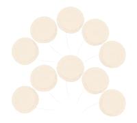 CTIRCHIU 20pcs Coffee Filter Cloth for Syphon Coffee Maker Beige Colour Suitable for Offices