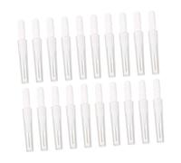 CTIRCHIU 20pcs Mini Eyebrow Makeup Brushes Cap Multi-use Cosmetic Tools for Travel and Home Lightweight and Portable Tooth Brush Applicators