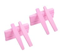 CTIRCHIU 20pcs Pink Eva Nail Files Accessories for Natural Nails and Toenail High Efficient Polishing Professional Pedicure Tools for Home and Salon Use