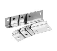 CTIRCHIU 20pcs Right Angle Metal Lock Plates for Cabinet Durable Shaped Strike Plates for Secure Drawer Locking Home and Office Furniture Heavy Duty Replacement Hardware