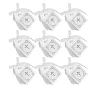 CTIRCHIU 25pcs Treat Box Macaron Boxes Hollow Cross Pattern White for Weddings and Large-scale Weddings