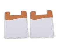 CTIRCHIU 2Pcs Adhesive Phone Wallet Card Holders DIY Cellphone Pockets for Easy Access to Id Cash Durable Stick Design for Smooth Surfaces for Daily Use Travel