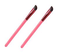 CTIRCHIU 2pcs Angled Eyebrow Brushes for Makeup Dual-use Professional Tools with Soft Bristles for Effortless Application and Precise Styling for Women and Girls