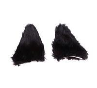 CTIRCHIU 2pcs Cat Ear Hairpin Black Cat Shape Unique Hair Clips for Girls Halloween Kitten Cosplay Costume Hair Supplies