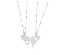 CTIRCHIU 2Pcs Chain Necklace for Decorative Sister Necklaces with Delicate Butterfly Pendant Stylish Jewelry for Birthdays Graduations and Special Occasions