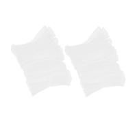 CTIRCHIU 2pcs Double-sided Wavy Gauze Pearl Mesh Flower Wrapping Paper Flower Bouquet Wrapping for Valentines Floral Supplies Packaging