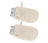 CTIRCHIU 2pcs Exfoliating Glove Shower Back Scrubbers Bathing Mitts Body Skin Exfoliator Moroccan Bath Accessories Soft Bath Towel Gloves