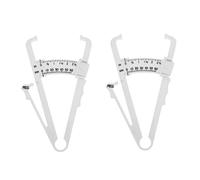 CTIRCHIU 2pcs Fat Caliper Measurement Device for Men Women Skinfold Ruler for Accurate Body Fat Measurement for Fitness Tracking Body Composition Analysis