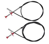 CTIRCHIU 2pcs Flexible Drain Pickup Tool with Bendable Claws Hair Clog Remover for Sinks Toilets and Bathrooms for Narrow Spaces and Reach Areas