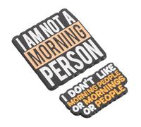 CTIRCHIU 2pcs Funny Brooch Pin Hilarious i Brooch Pins Zinc Alloy Lapel Badges for Party Collection Funny Decorative for Adults Women Men