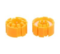 CTIRCHIU 2pcs Life Jacket Inflator Bobbin Replacement with Water Sensing Technology and High Visibility Design, Orange Plastic Safety Parts for Inflatable Life Jackets, for Boating