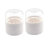 CTIRCHIU 2Pcs Makeup Sponge Holder Portable Beauty Egg Case for Travel Home Lightweight Design Durable Cosmetic Organizer Keeps Sponges Dry for Friends Family