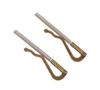 CTIRCHIU 2pcs Metal Spring Clips Bank Card Wallet Accessory Money Clips for Men Bank Notes Holder Credit Card Holders