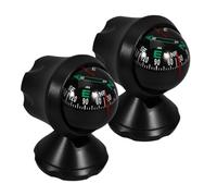 CTIRCHIU 2pcs Mini Compass for Car Dashboard Adhesive Navigation Ball for Vehicle Use High Precision Positioning Easy Operation Durable Design