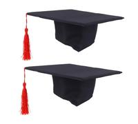 CTIRCHIU 2Pcs Newborn Graduation Hats for Photography Adorable Doctoral Tam Caps Photo Props for Milestone Celebrations for First Month Keepsakes