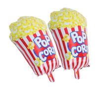 CTIRCHIU 2Pcs Popcorn Balloons Movie Night Themed Party Decorations for Unique Fast Food Foil Balloons for Birthday Celebrations and Carnival Events Create Memorable Cinema Atmosphere
