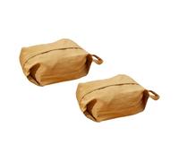 CTIRCHIU 2pcs Portable Makeup and Sock Storage Bags, Handheld Multi-Function Travel Organizer Pouch, Large Capacity Lightweight Cosmetic and Underwear Carrying Case for Travel