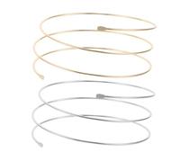 CTIRCHIU 2pcs Punk Style Layered Arm Cuff Bracelet for Women Metal Spiral Wrap Upper Arm Jewelry Stackable Boho Fashion Bangle in Gold and Silver Chic Minimalist Festival Accessory