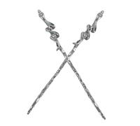 CTIRCHIU 2Pcs Rhinestone Snake Pattern Hair Sticks Elegant Chinese Style Updo Pins for Brides Cosplayers and Cultural Events Wedding Hair Accessories