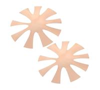 CTIRCHIU 2pcs Shaped Metal Nail Shaping Templates for French Manicure Acrylic Nail Trimmer Guide for Precise Art Design Beginner-friendly Tools for Salon Home Use