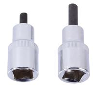 CTIRCHIU 2pcs Shocks Absorber Ram Socket Nut Hub Clamp Spreader Steel Silver Stable Performance Convenient to Use Car Supplies