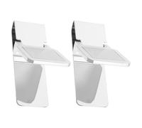 CTIRCHIU 2pcs Stainless Steel Money Clips Metal Note Clamps Portable Cash Holder Small Bill Storage Clip Practical Outdoor Office Use