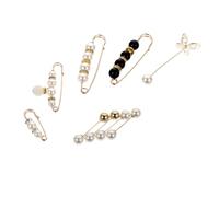 CTIRCHIU 2Sets Pearl Brooch Pin for Clothes Versatile Breastpins for Shawls Bags and Hats Durable Fashion Accessories for Parties and Everyday Wear