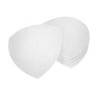 CTIRCHIU 3 Pairs Womens Removable Inserts Pads for Swimwear Sports Lightweight Material Comfortable Fit for Cup White
