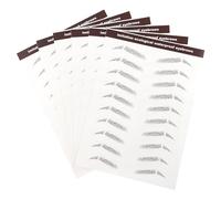 CTIRCHIU 3d Hair-like Eyebrow Tattoo Stickers 6pcs Temporary Fake Brow Transfers Brown for Natural Makeup and Eyebrow Grooming Tools in Beauty Care