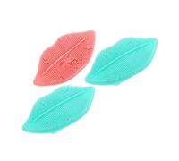 CTIRCHIU 3Pcs Facial Cleansing Brush Exfoliating Lip Brush for Deep Clean Gentle Face Scrubber for Skin Care Durable Lightweight Design for Easy Use