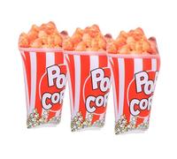 CTIRCHIU 3pcs Inflatable Popcorn Movie Night Decorations Neon Movie Theme Balloons for Summer Parties