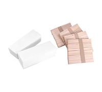 CTIRCHIU 400 Pcs Facial Wax Removal Strips Hair Removal Wax Stick Set Non-woven Cotton Wood Material No Irritation Assorted Colour Professional Use in The Salon