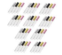 CTIRCHIU 40Pcs Empty Lip Gloss Tubes with Brush Head Leak Containers for DIY Lip Balm and Gloss Body for Easy Volume Monitoring for Makeup Projects